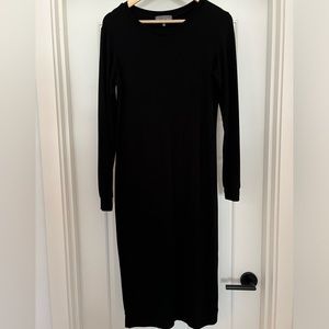 Michael Stars Black Midi Dress Size Small
